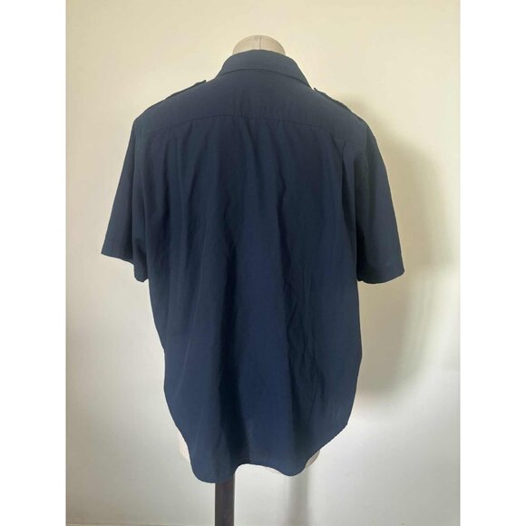 TILLEY ENDURABLES Mens Short Sleeve Shirt Size XXL Safari Shirt Utility Navy Blu - Picture 7 of 7